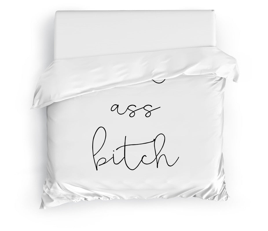 68” x 88” Twin Size Bed Duvet Cover - lightweight woven microfiber White material 100 gsm