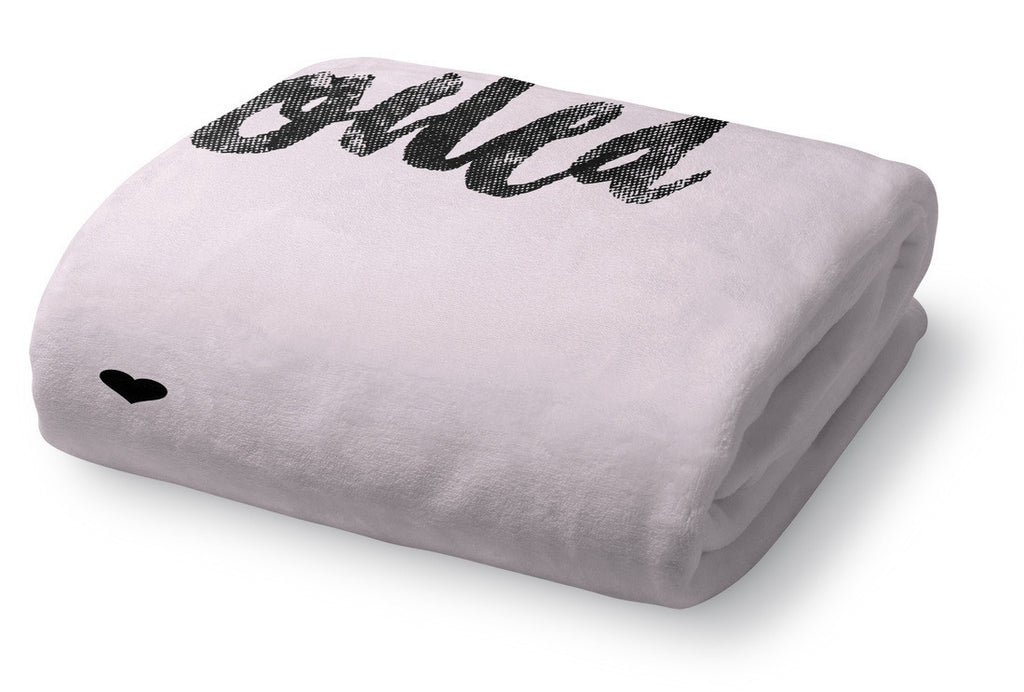 Medium Sherpa Blanket - 50"x60" - soft plush front fleece with a faux wool super soft backing