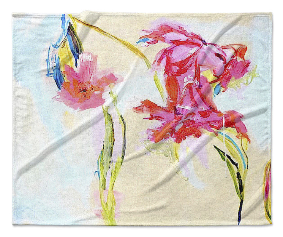 Queen Size Velveteen Blanket - 90” x 90” Ultra Soft Super Plush Fleece Blanket