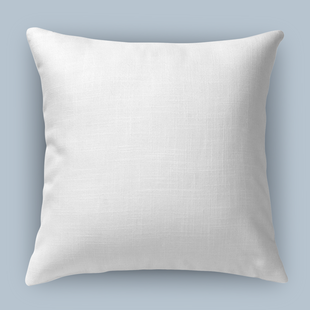 Indoor Burlap Pillows - Blown & Sewn