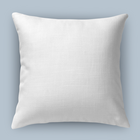 Indoor Burlap Pillows - Blown & Sewn